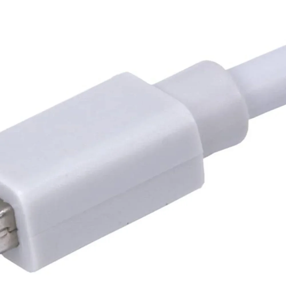 NEW Monoprice Mini DisplayPort/Thunderbolt to DVI Adapter Computer Wire WHITE